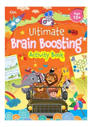 Om Books International Ultimate Brain Boosting Activity Book- Fun activities for kids