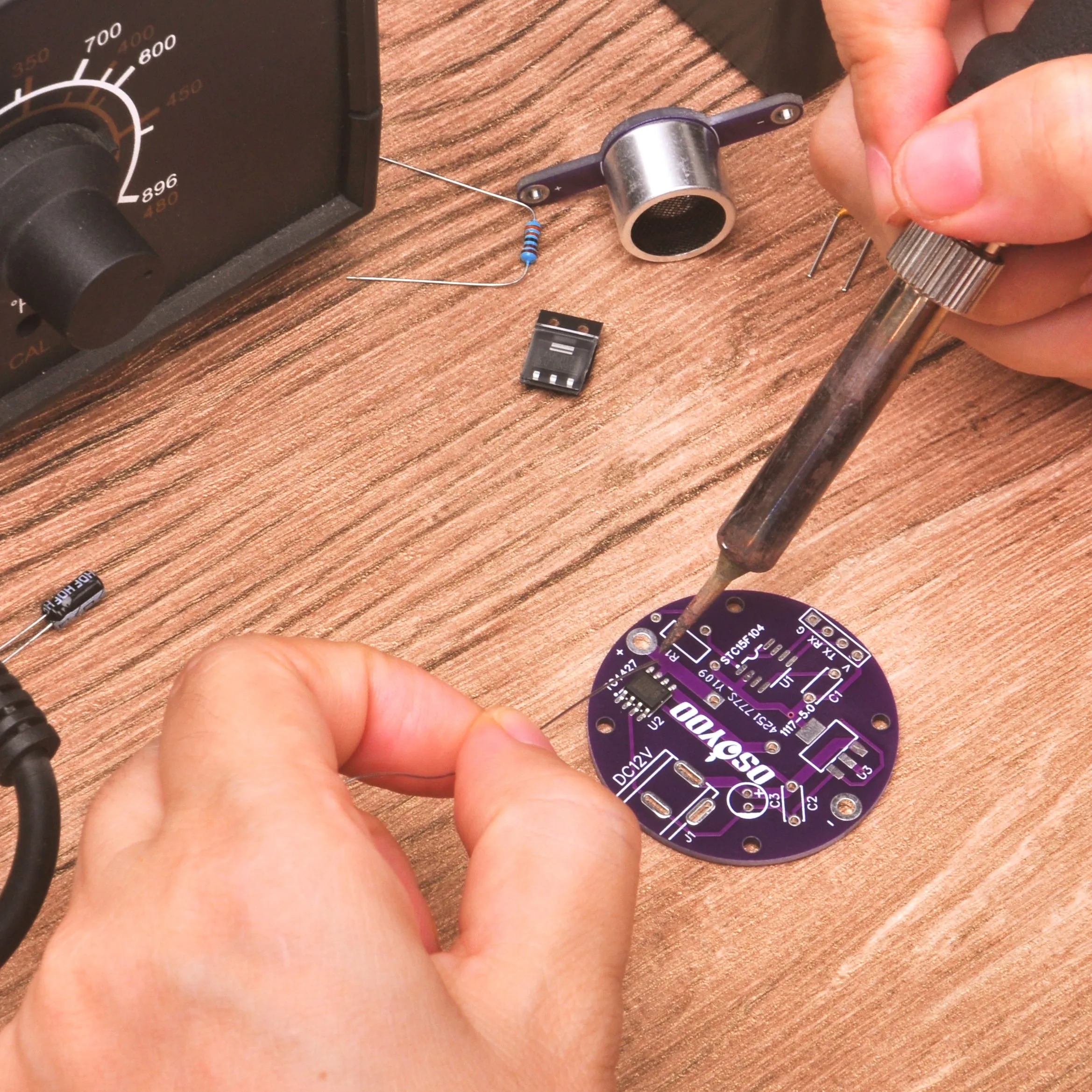 OSOYOO Ultrasonic Levitation Kit, Learn to Solder, Master STEM Skills,and Explore Electronics