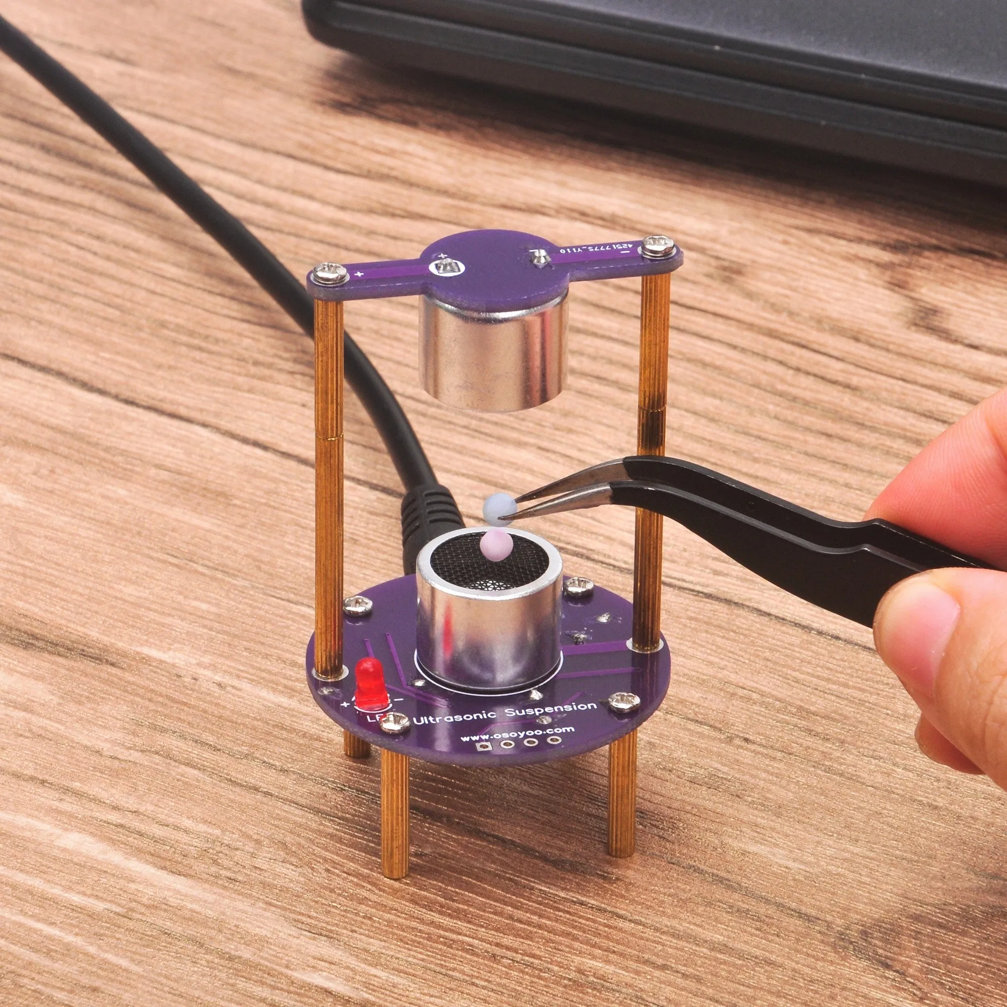 OSOYOO Ultrasonic Levitation Kit, Learn to Solder, Master STEM Skills,and Explore Electronics