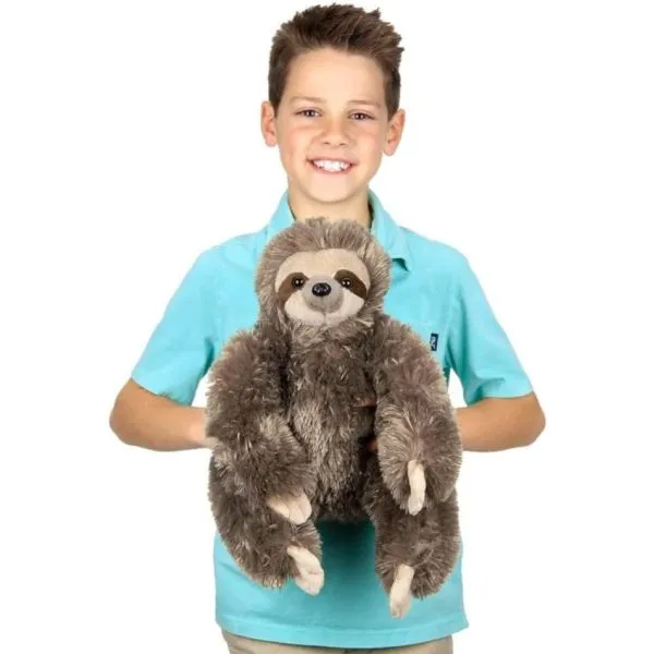 Plush Stuffed Animal Three Toed Sloth Speedy