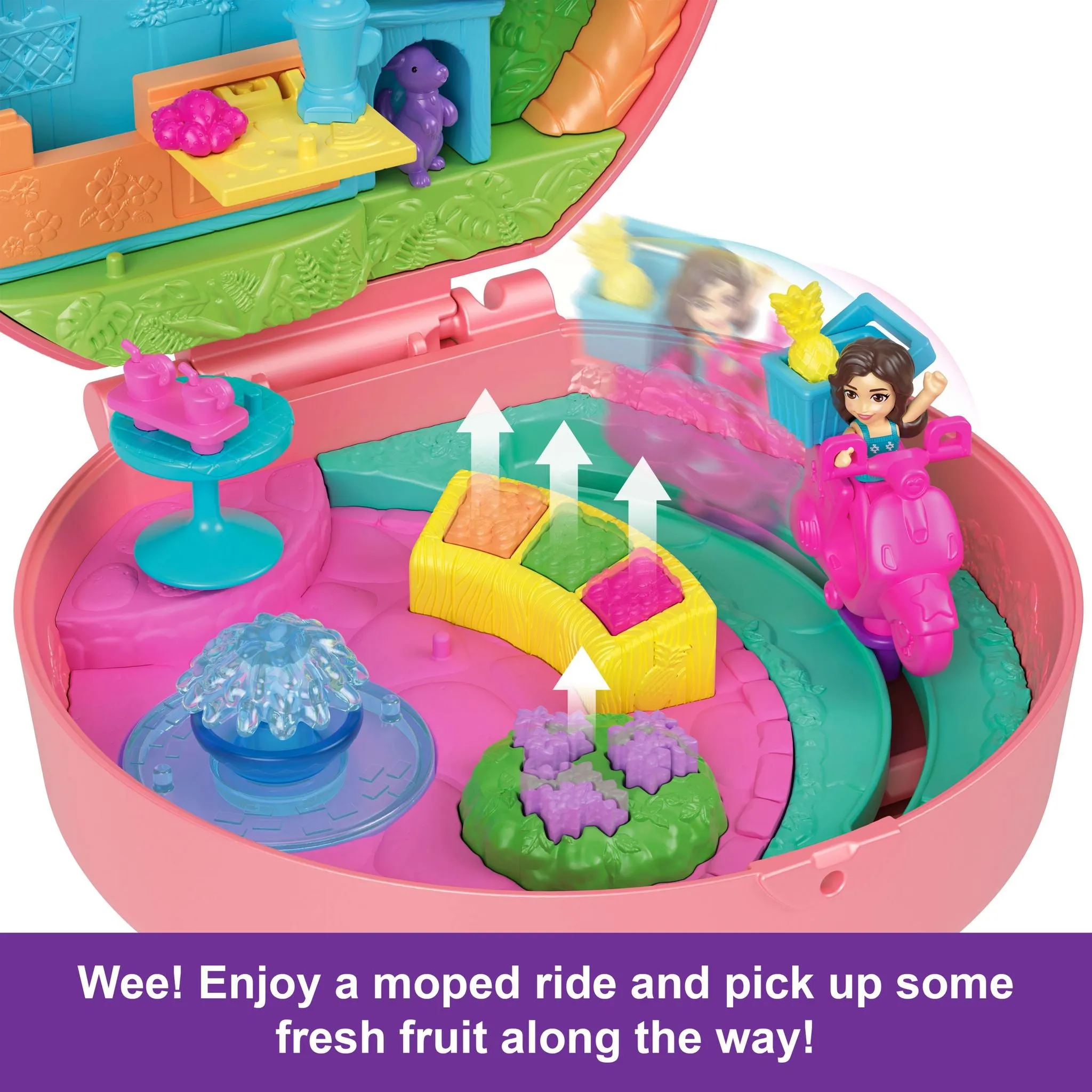 Polly Pocket Big Pocket World Adventure Moped Compact