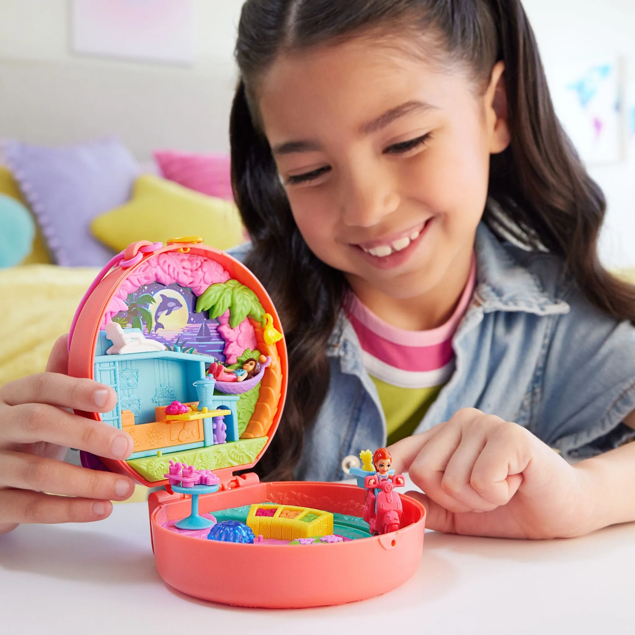 Polly Pocket Big Pocket World Adventure Moped Compact