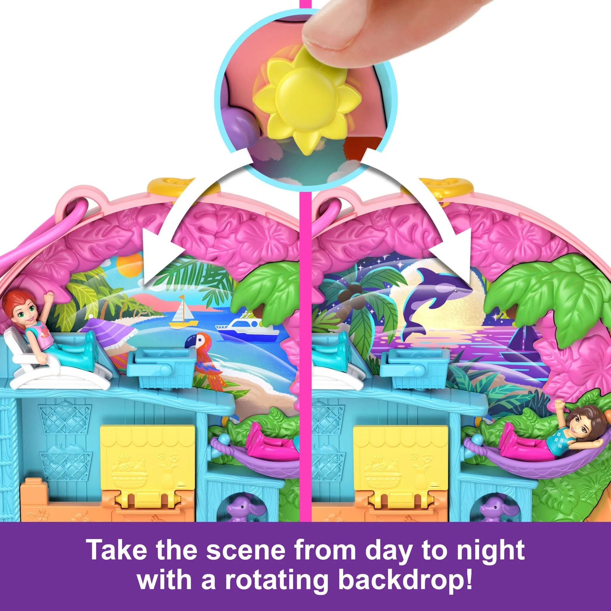 Polly Pocket Big Pocket World Adventure Moped Compact