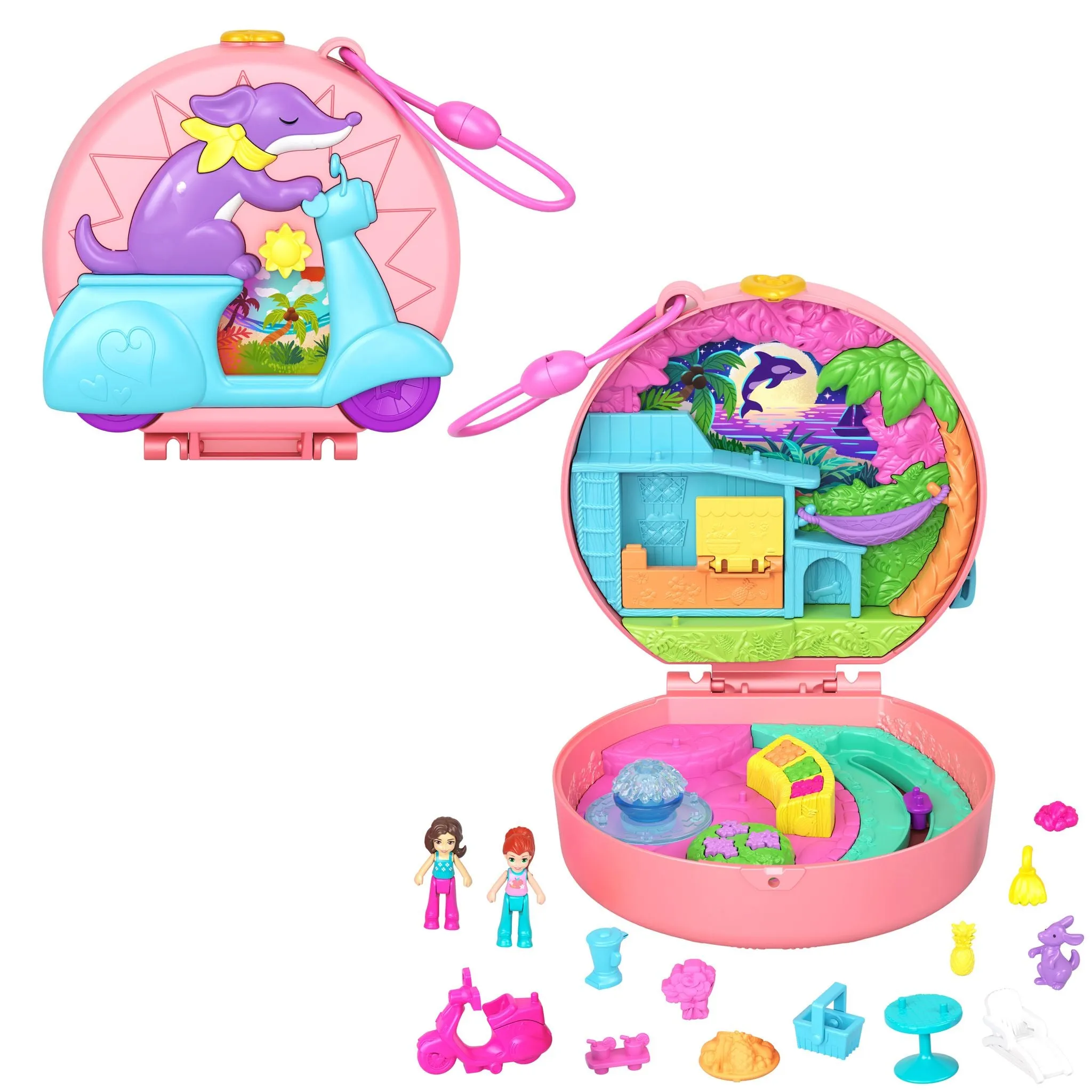 Polly Pocket Big Pocket World Adventure Moped Compact