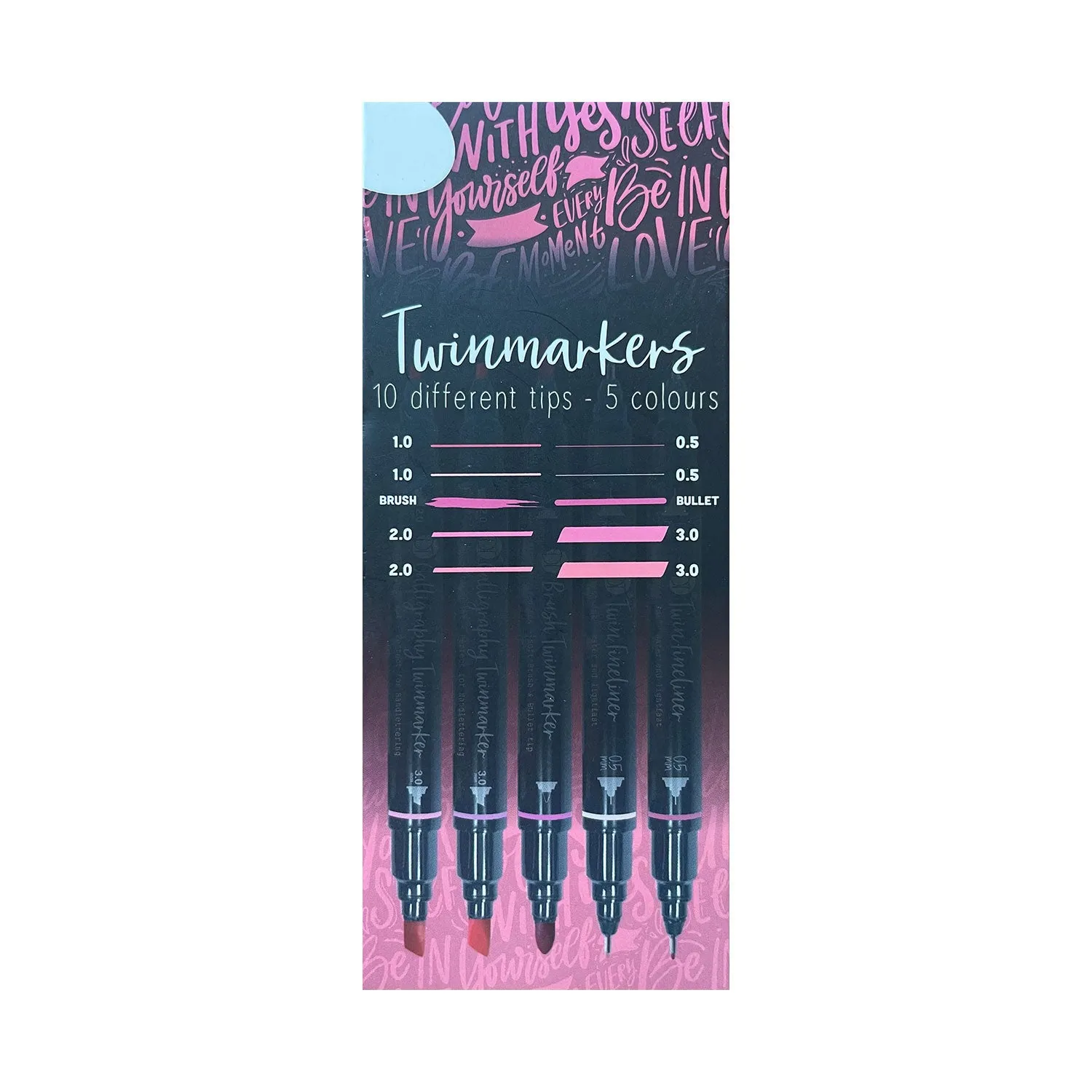 Poppy Crafts Twin Markers Set #8 - Pink Hues