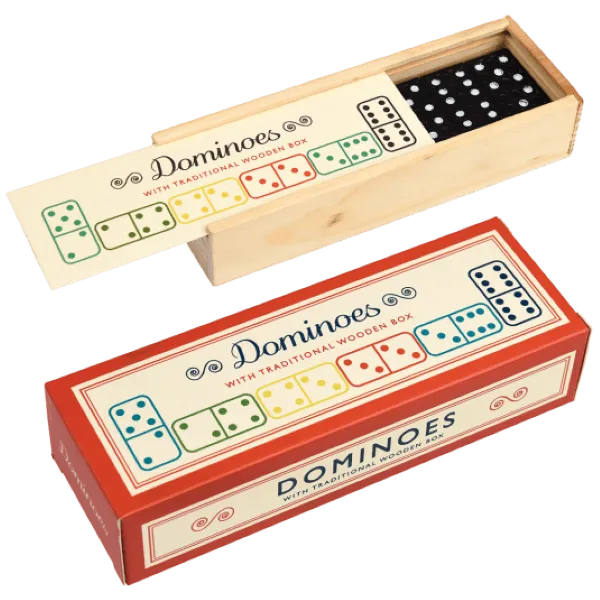 Rex London Wooden Box Dominoes