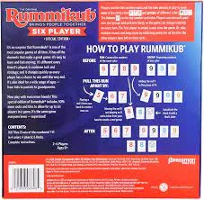 Rummikub with Bonus Jokers Game, Classic, Pressman - Family Fun Tile Game
