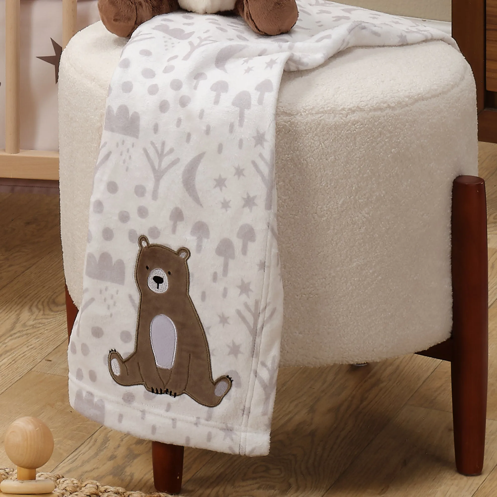 Sleepytime Bear Baby Blanket