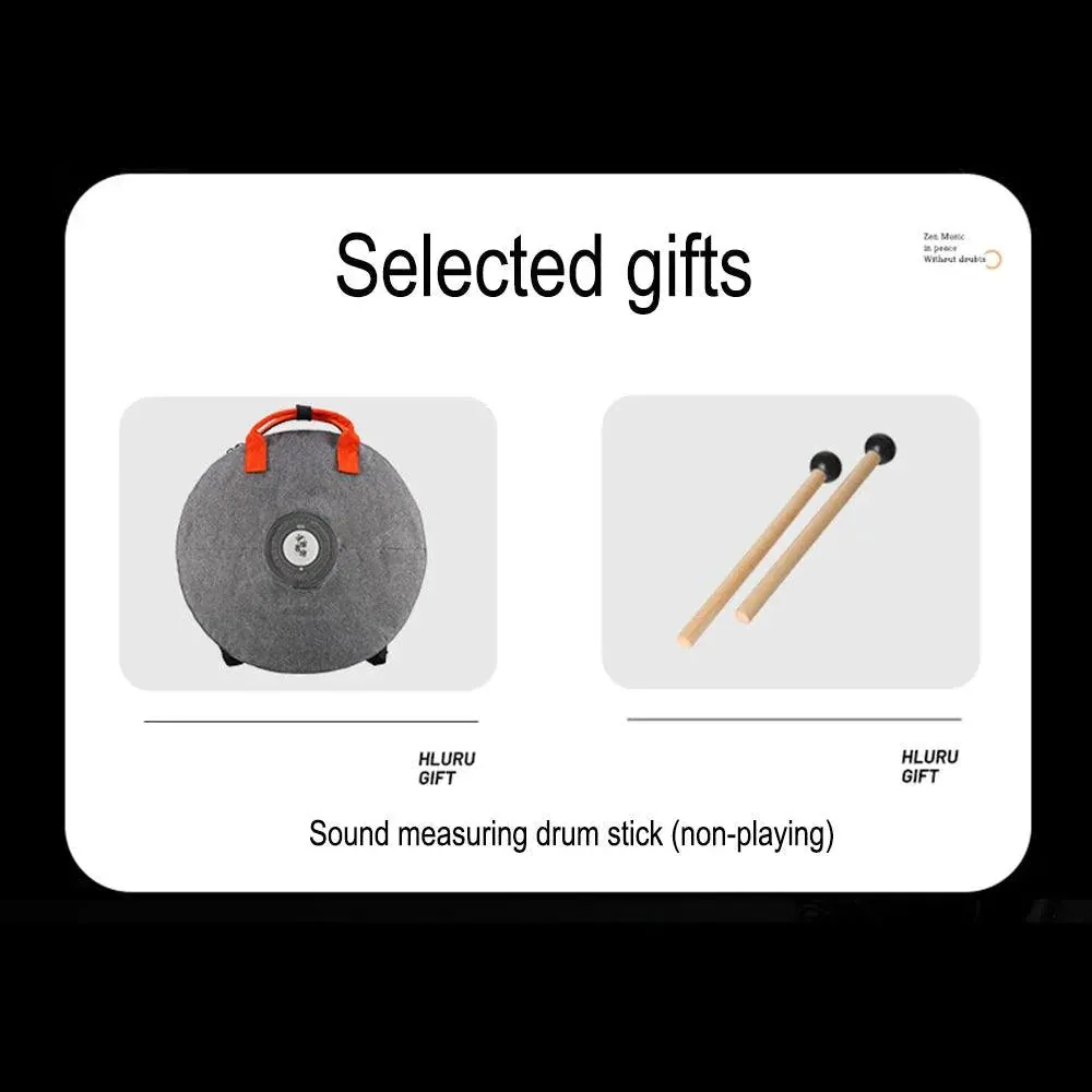 Stainless steel hand man hluru Tongue Drum D Minor