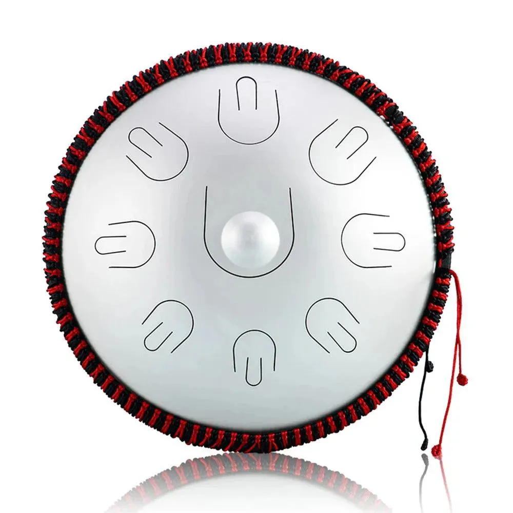 Stainless steel hand man hluru Tongue Drum D Minor