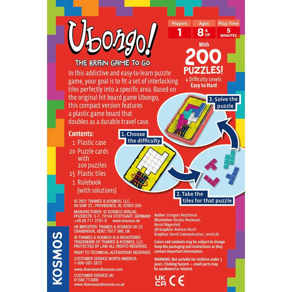 Thames & Kosmos Ubongo: The Brain Game To Go
