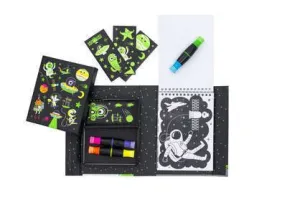 Tiger Tribe Neon Colouring Set Outer Space