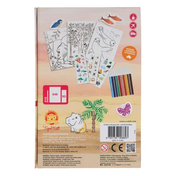 Tiger Tribe TT6-0242 Colouring Set - Animal All