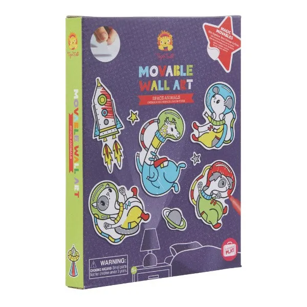 Tiger Tribe TT6-0627 Movable Wall Art Space Animals!