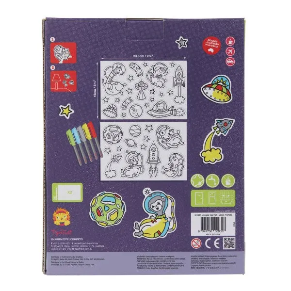 Tiger Tribe TT6-0627 Movable Wall Art Space Animals!
