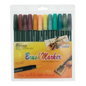Uchida - Brush Markers 12 pack Victorian*