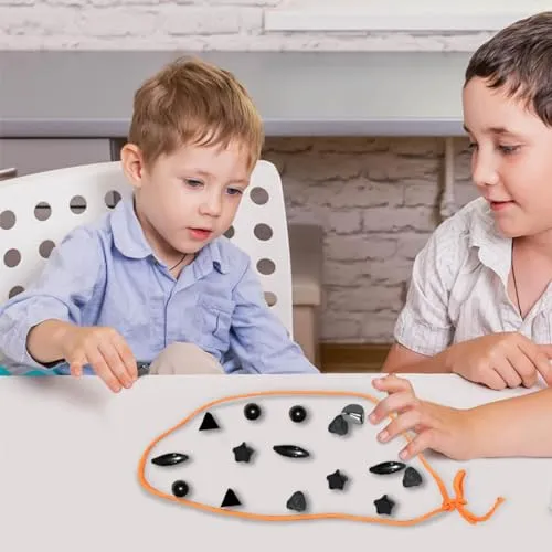 Wembley Fun Table Top Magna Duel Rock Board Game for Kids & Adults with 24 Rocks & Lanyard Engaging Family Friends Game